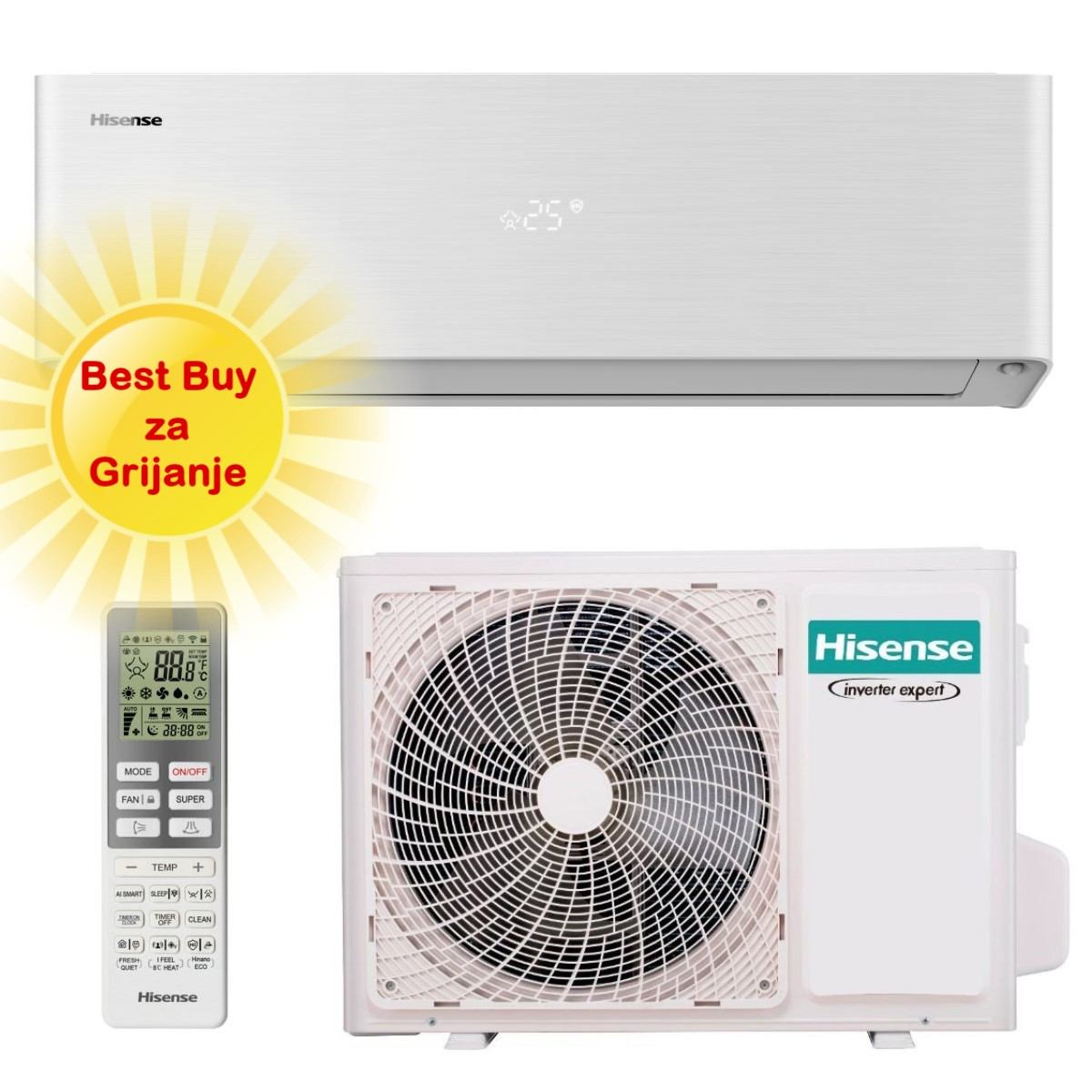 Hisense Klima Uređaj 3,5Kw Qh35Xv3A