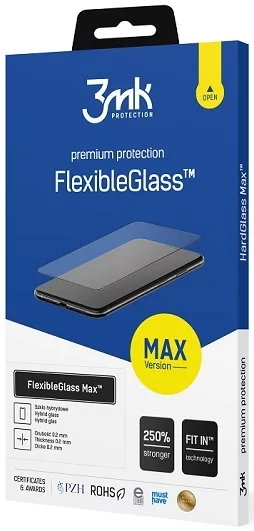 Zaštitno staklo 3MK Samsung Galaxy A11 Black - 3mk FlexibleGlass Max