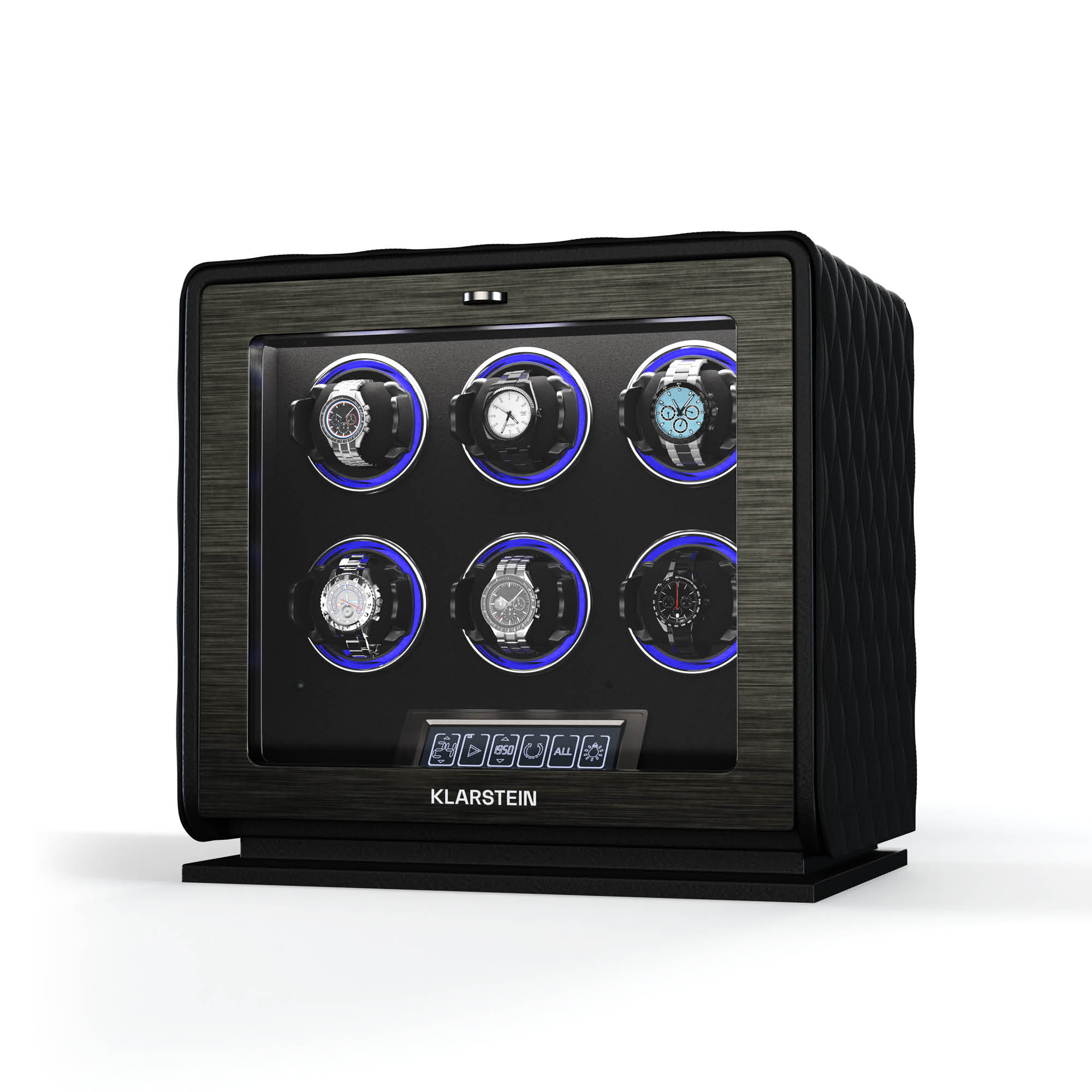 Klarstein LuminousTime navijač satova, 6 satova, mnoštvo postavki, LED, 10 dB