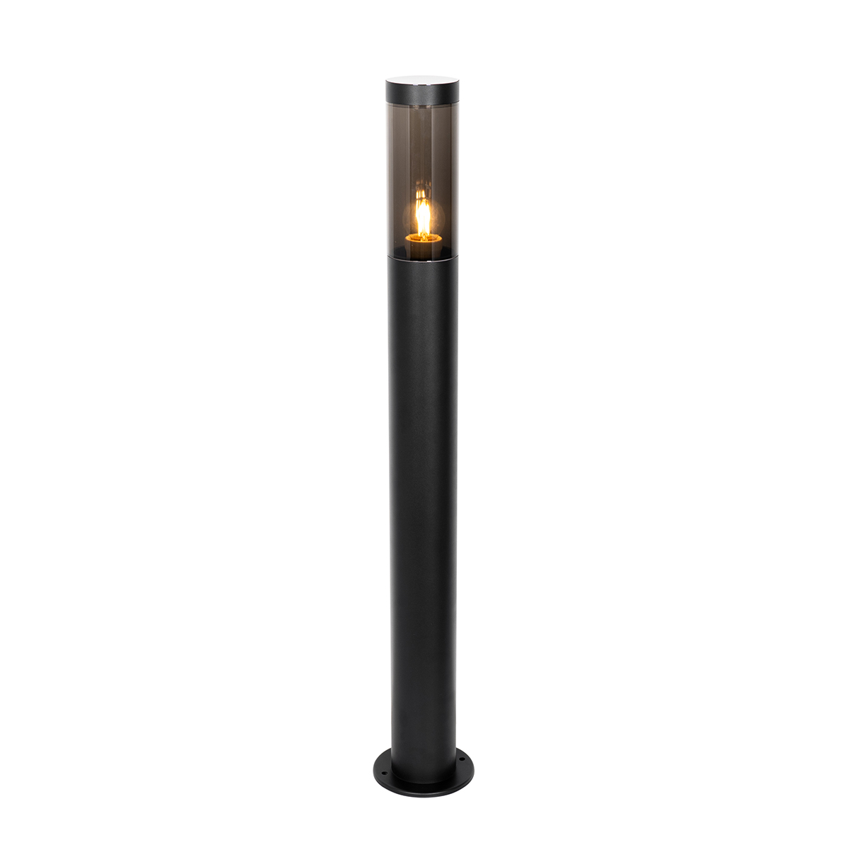 Moderna vanjska stupasta svjetiljka crna 110 cm IP44 - Rox