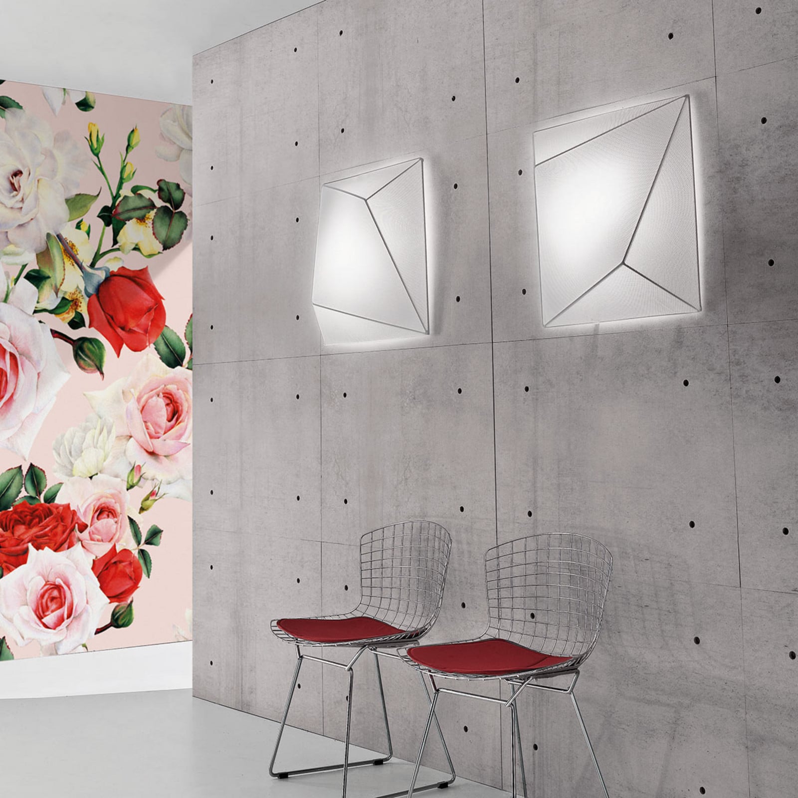 Axolight Ukiyo tekstilna stropna svjetiljka bijela 55 cm