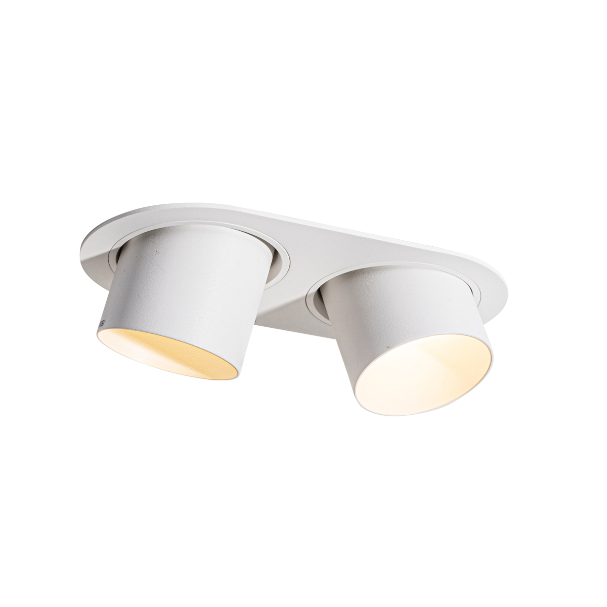 Okruglo ugradno svjetlo bijelo GU10 70 mm podesivo 2-svjetla - Installa
