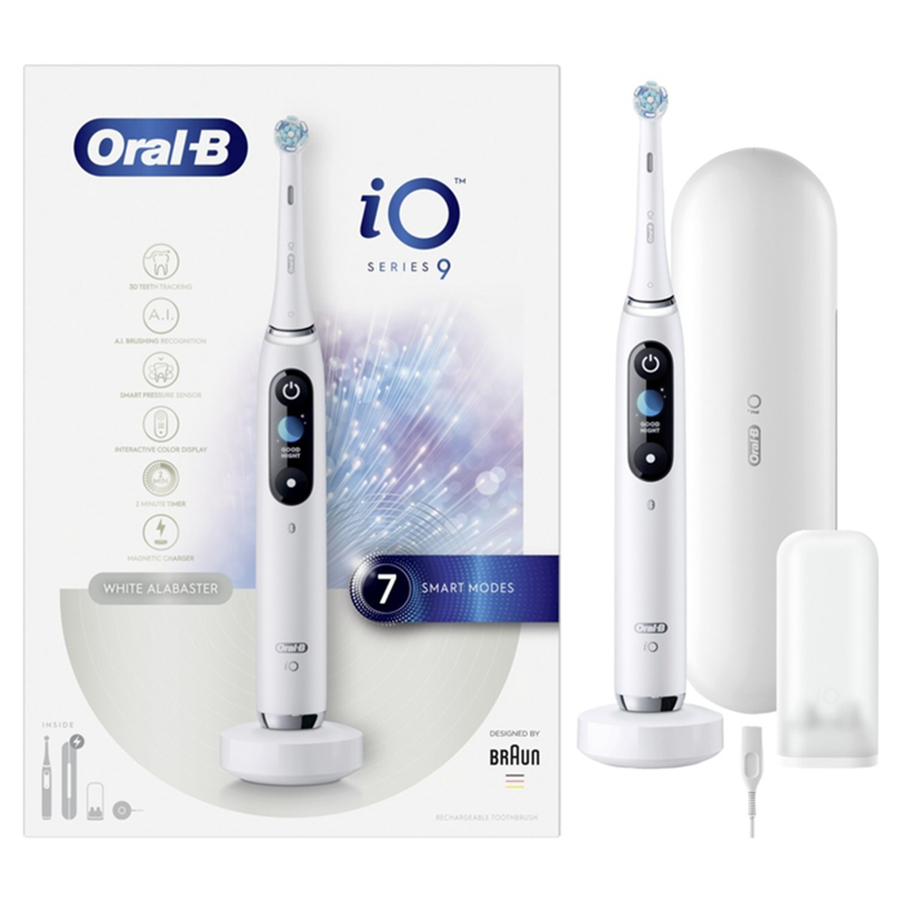 ORAL-B električna četkica za zube iO9, bijela