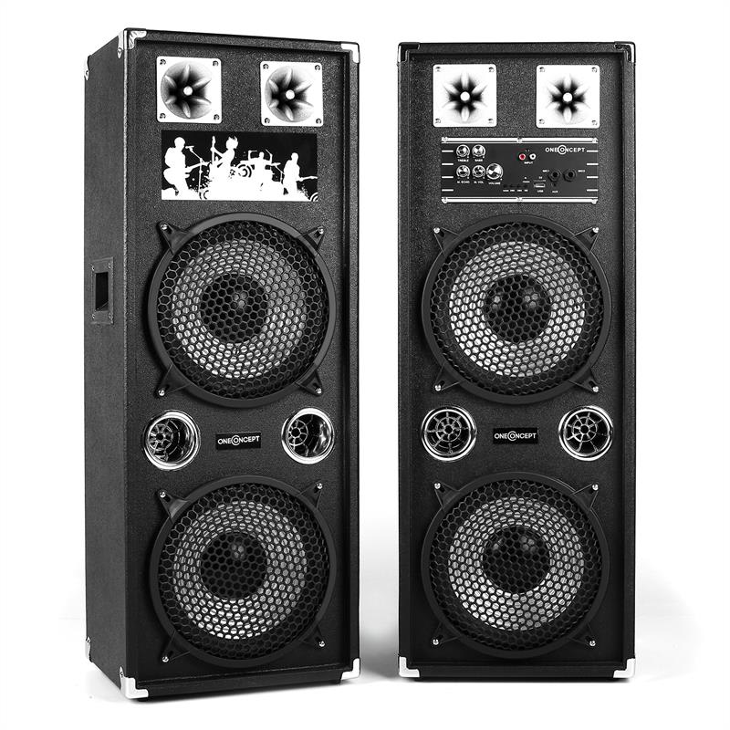 OneConcept BSX-210A, 80 W, USB, microSD, AUX, MIC