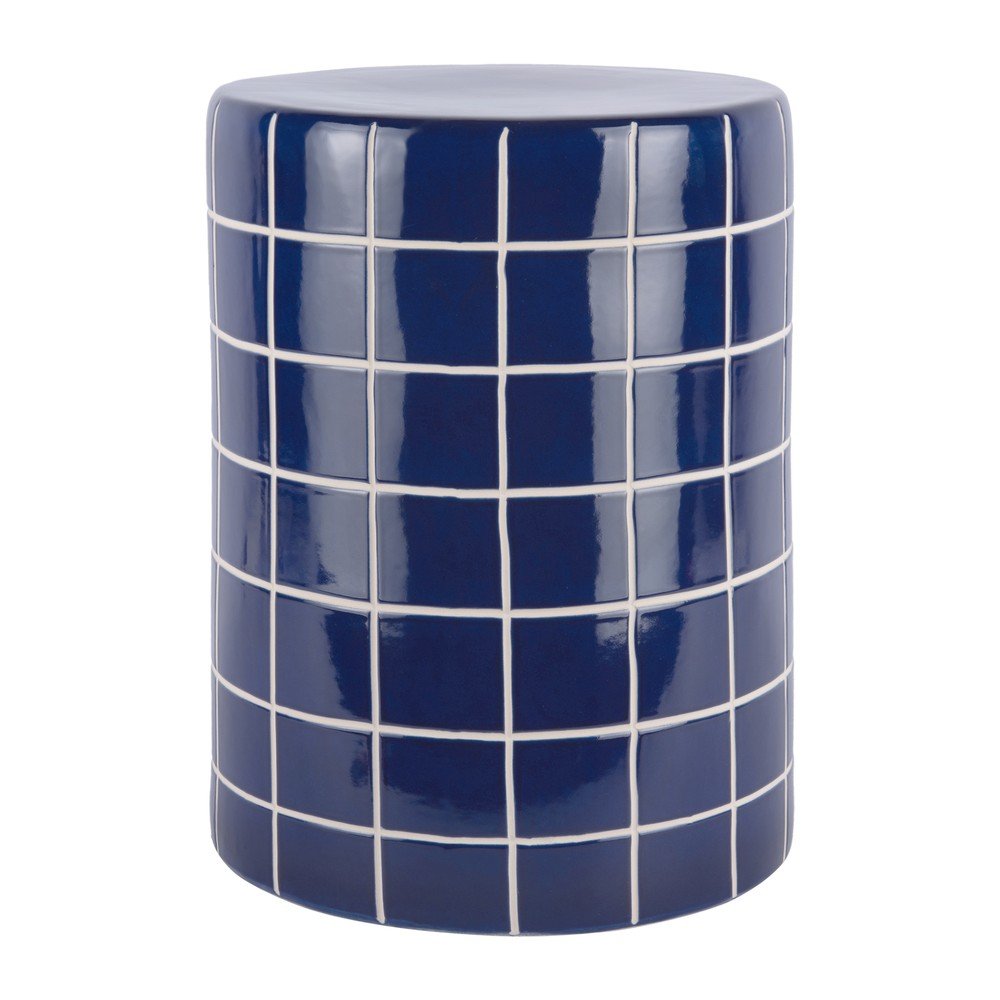 Okrugao pomoćni stol keramički ø 33 cm Retro Tiles – Leitmotiv