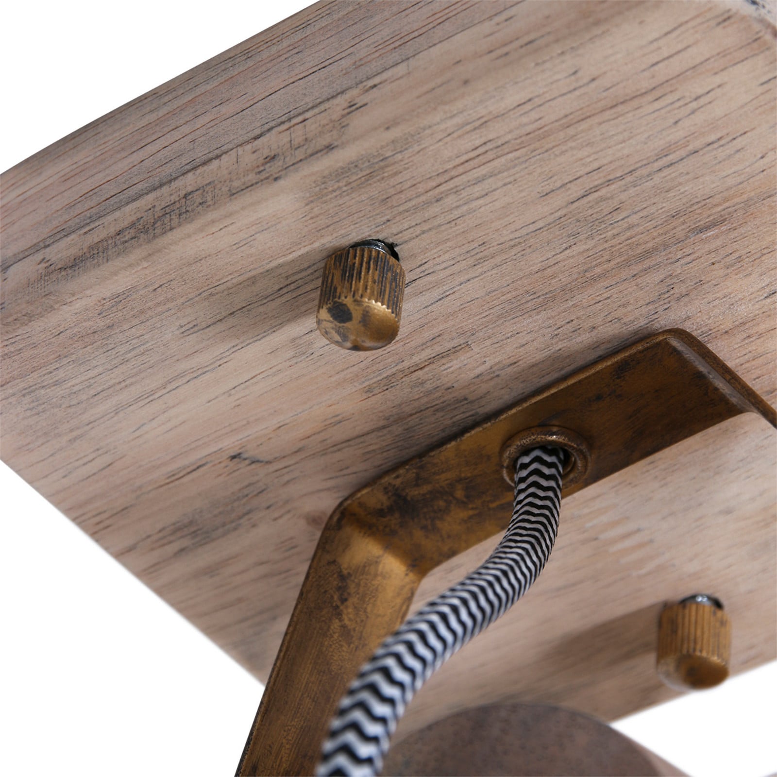 Stropni spot Gearwood, 1 žarulja bronca