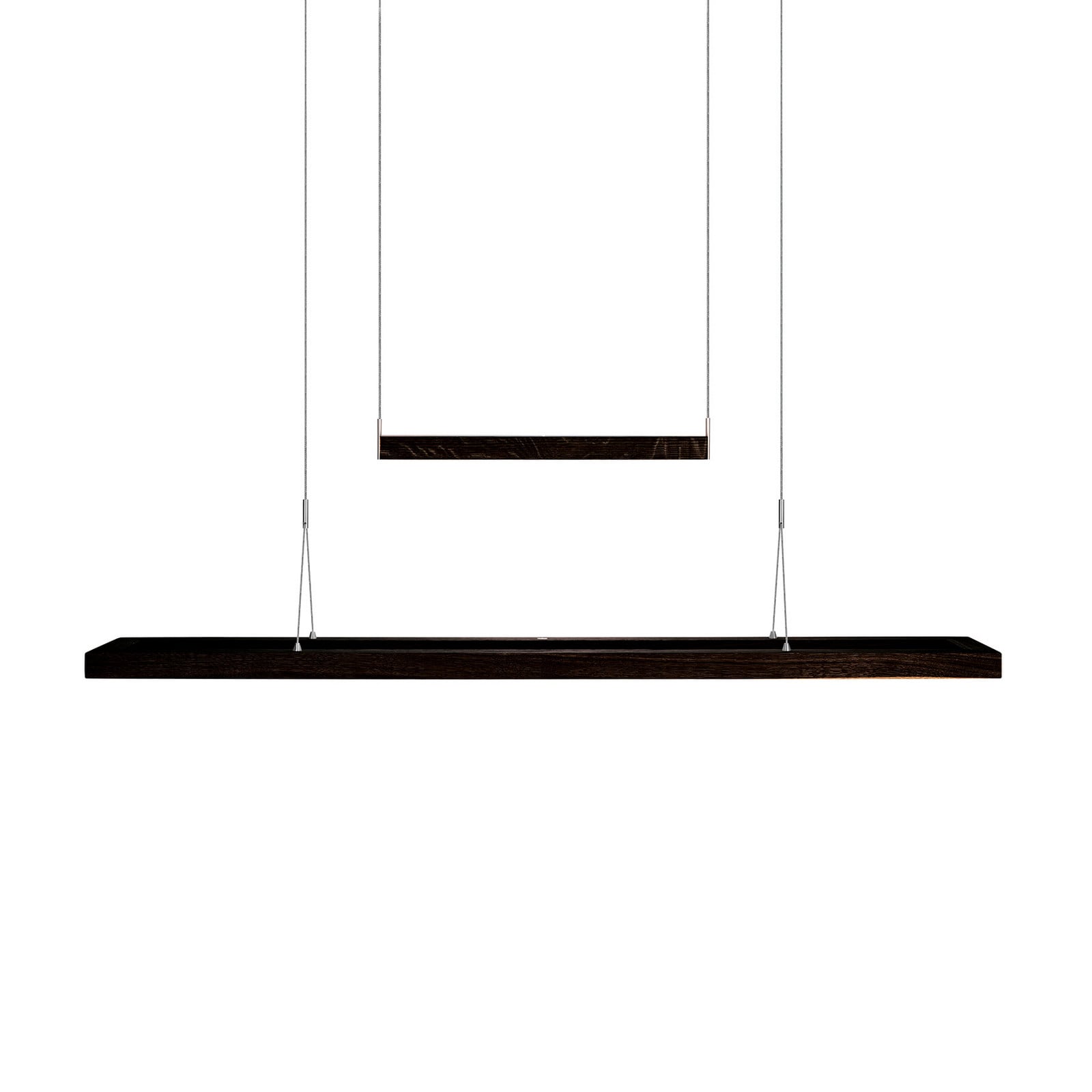 HerzBlut Amalia LED viseća svjetiljka, kvrgavi hrast ugljen