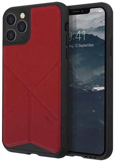 Maska UNIQ iPhone 11 Pro red (UNIQ-IP5.8HYB(2019)-TRSFRED)