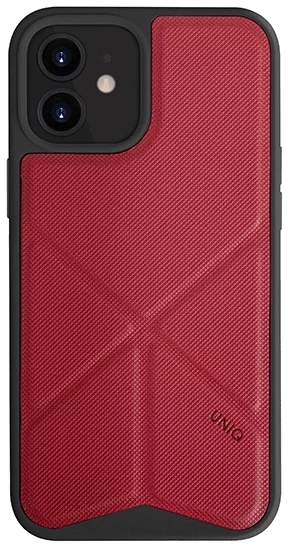 Maska UNIQ iPhone 12 mini 5,4" coral red (UNIQ-IP5.4HYB(2020)-TRSFRED)