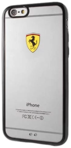 Maska Ferrari - Racing Hard Case Apple iPhone 6/6s Plus - Transparent (FEHCP6BK)