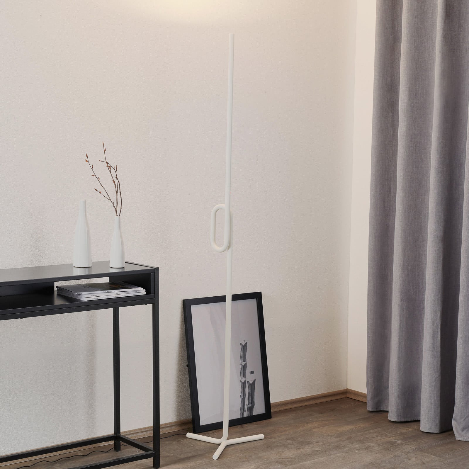 Foscarini Tobia terra LED podna lampa, bijela