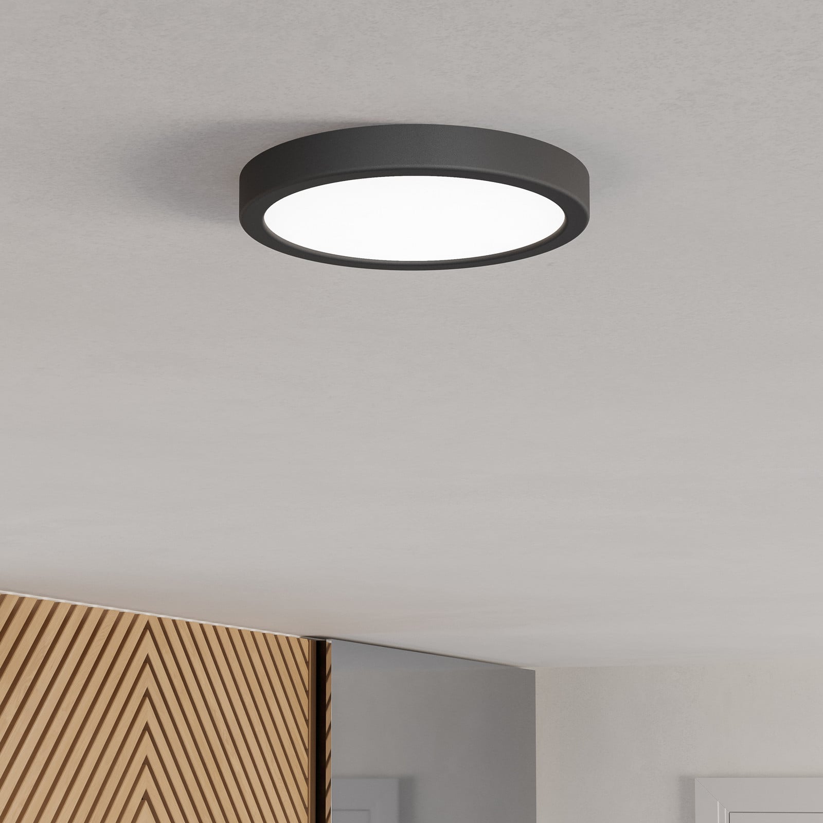 Luster Edale, 6x platno sjenilo cappuccino, ovalni