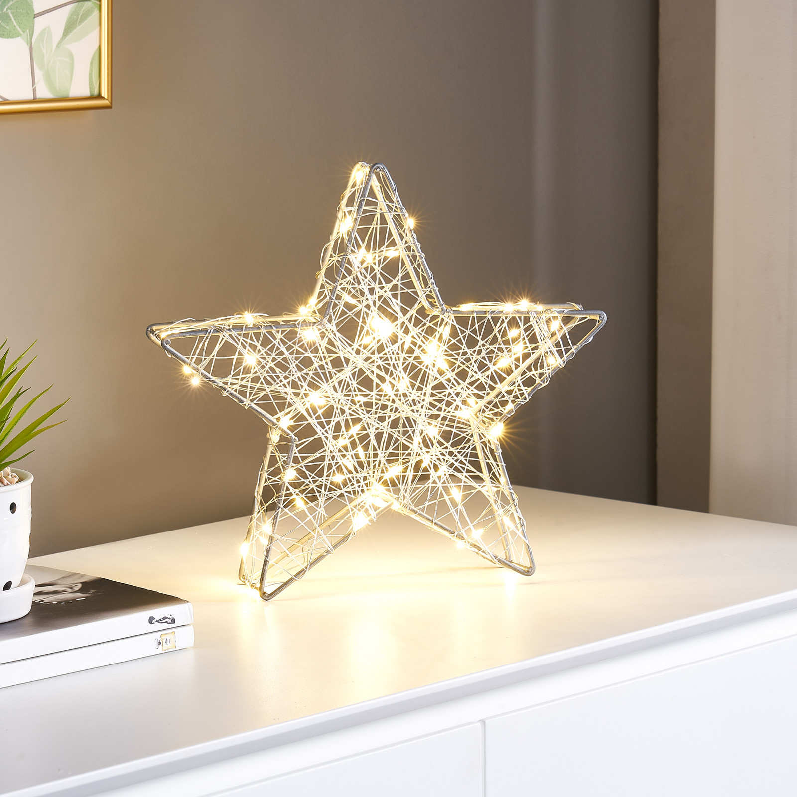 Lindby Lepita LED svjetlo zvijezda 80 svjetla