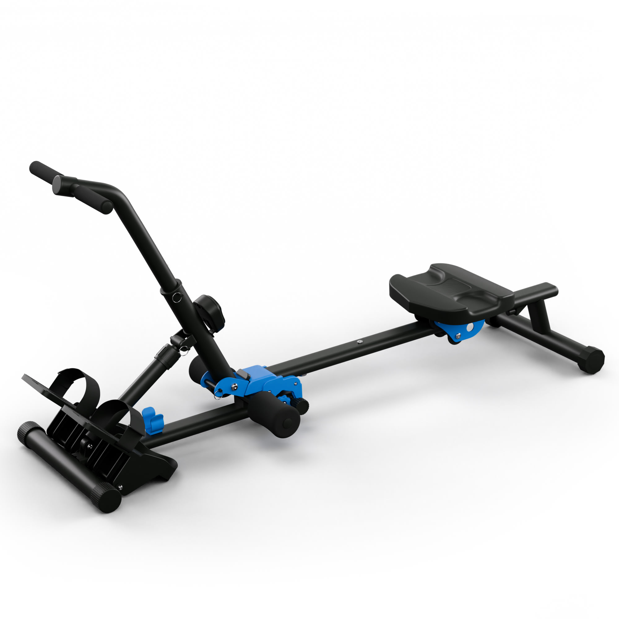 Capital Sports Azura 2-u-1 hibridna sprava za veslanje i trbušnu prešu, 12 razina otpora, čelik