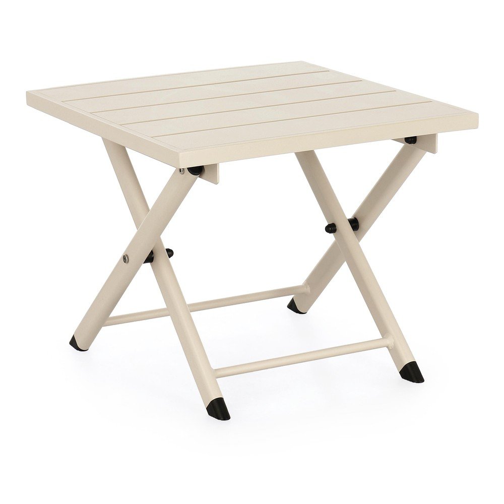 Vrtni stolić za kavu aluminijski 43x44 cm Taylor – Bizzotto