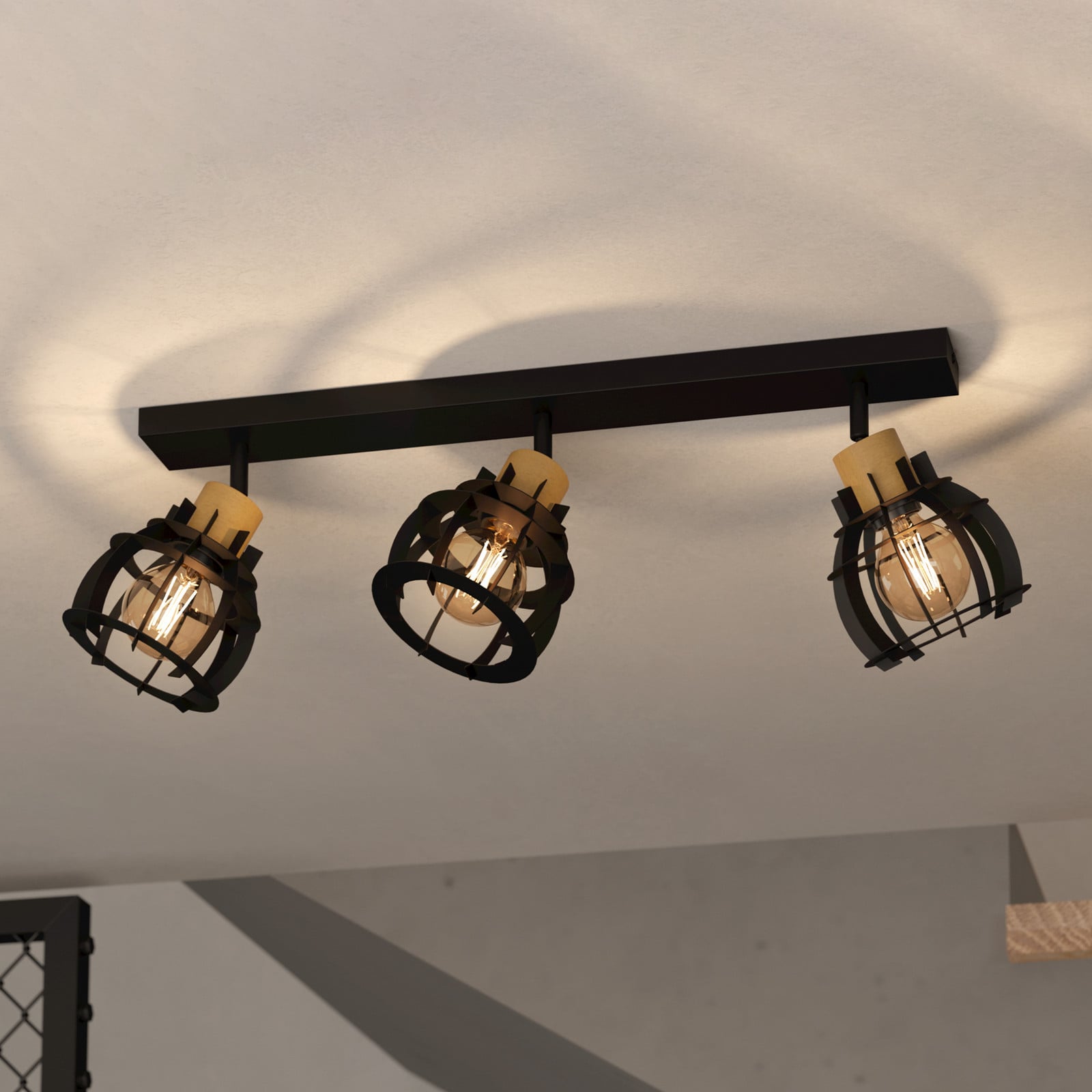 Stillington 1 stropno svjetlo, tri žarulje