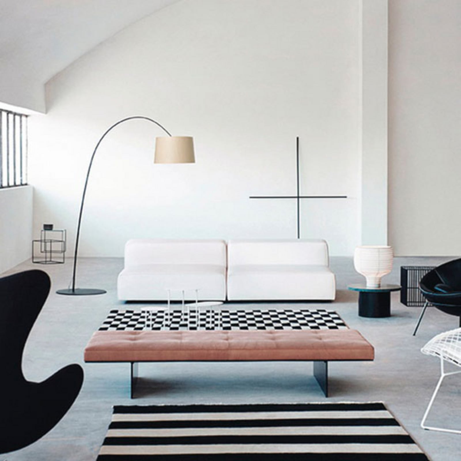 Foscarini Twiggy Wood LED podna svjetiljka crna