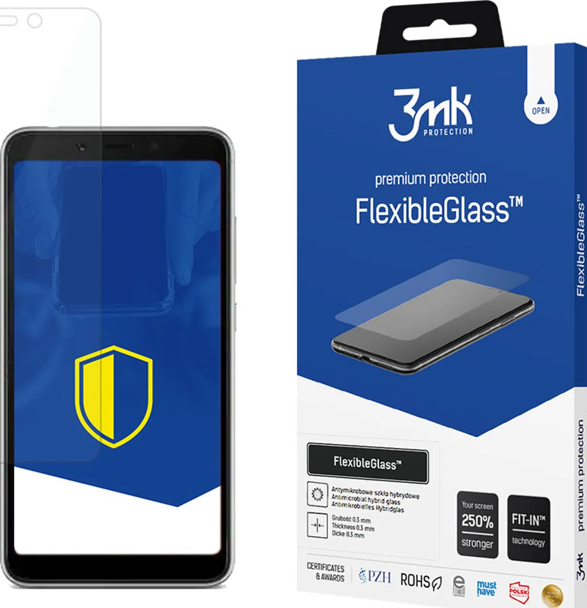 Zaštitno staklo 3MK FlexibleGlass Xiaomi Redmi 6 Global Hybrid Glass