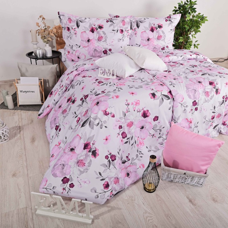 Satenska posteljina Nelly EMI, Standardni krevet za jednu osobu uključuje 1x 140x200 + 1x 70x90