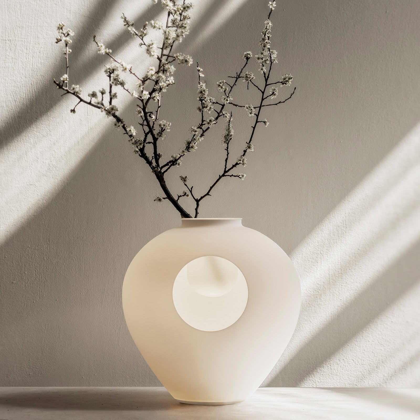 Foscarini Madre LED staklena stolna lampa s prigušivačem