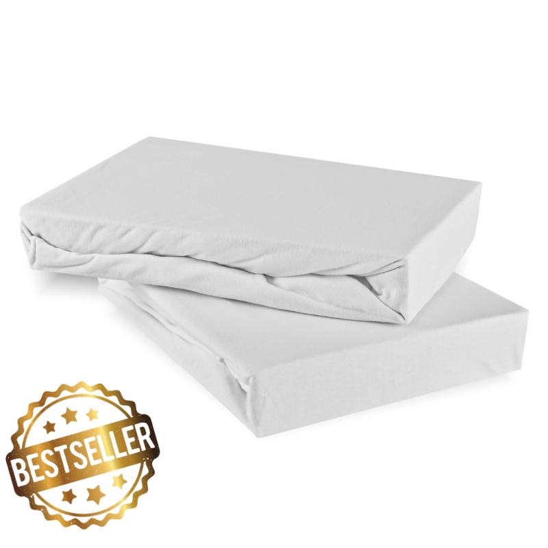 Plahta bijela jersey EMI, Dječji list 60x120