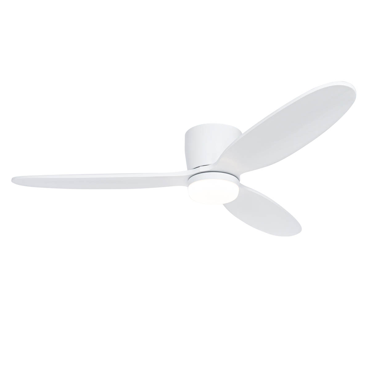 Stropni ventilator bijeli 132 cm uklj. LED s mogućnošću prigušivanja s daljinskim upravljačem - Sofio