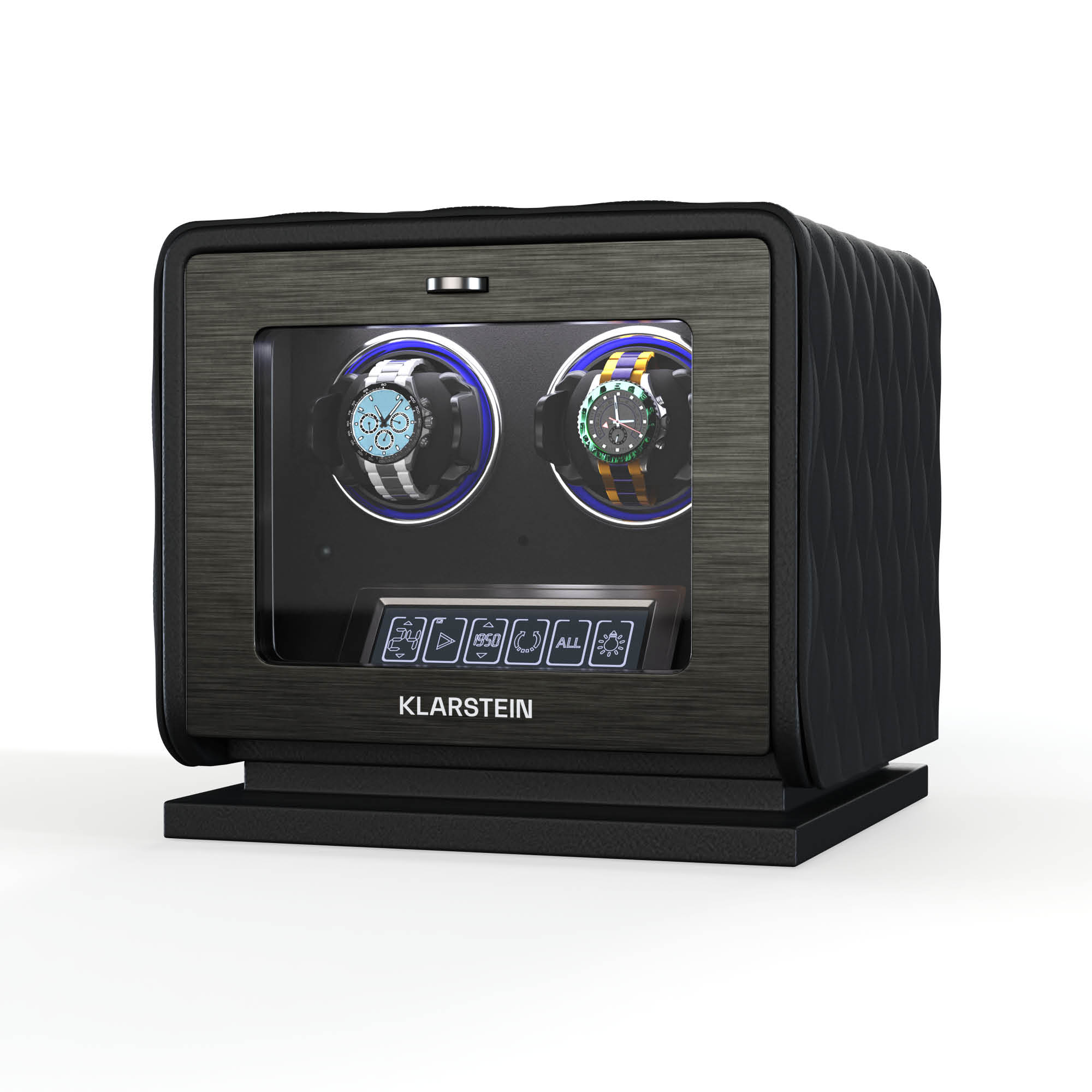 Klarstein LuminousTime navijač satova, 2 sata, mnoštvo postavki, LED, 10 dB
