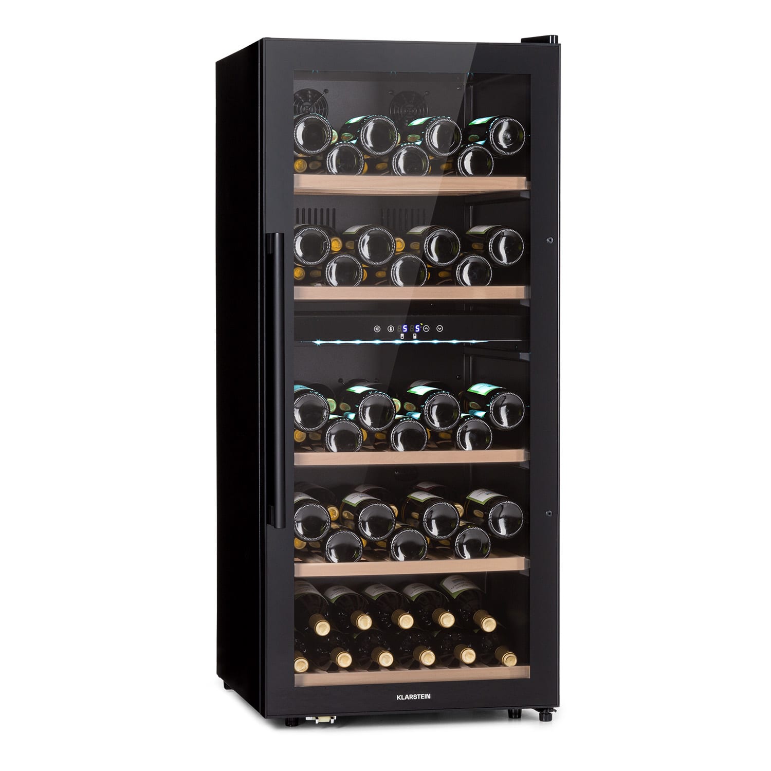 Klarstein Barossa 91 Duo, hladnjak za vino, 204 l, 91 pl., 2 zone