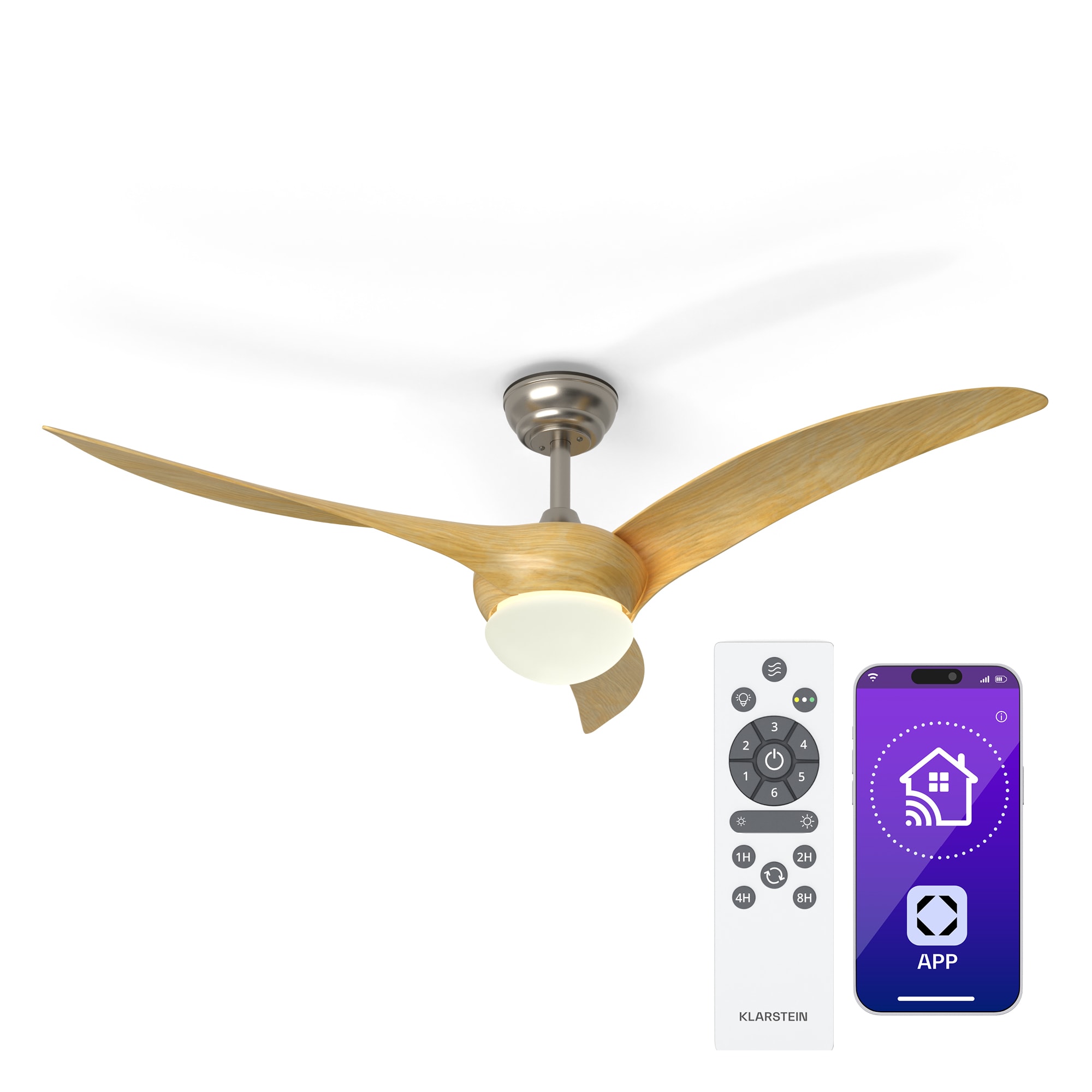 Klarstein Monteverde stropni ventilator s prigušivim svjetlom