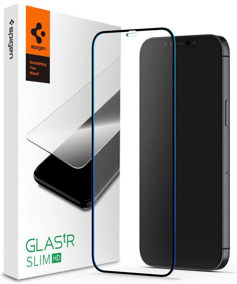 Zaštitno staklo SPIGEN GLASS FC IPHONE 12 MINI BLACK (AGL01534)