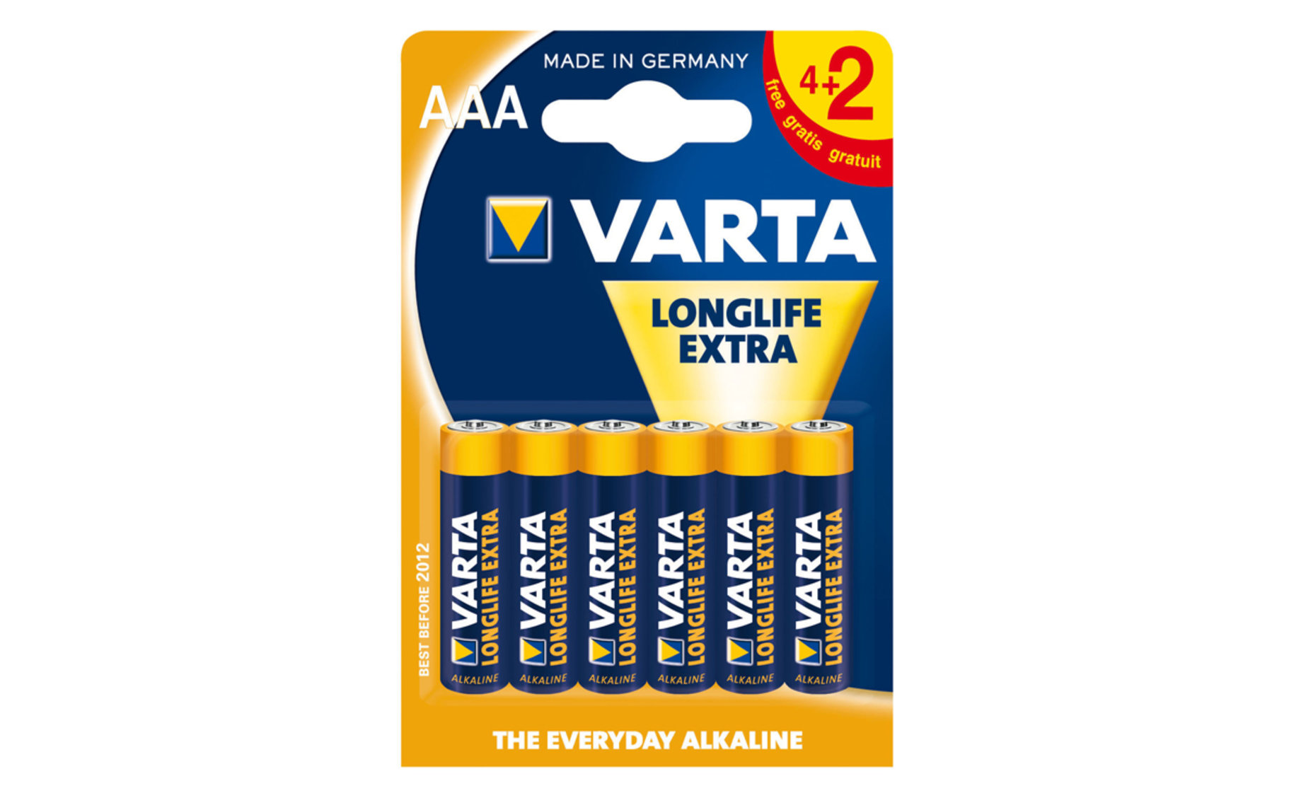 Varta Longlife Extra AAA baterije,6kom