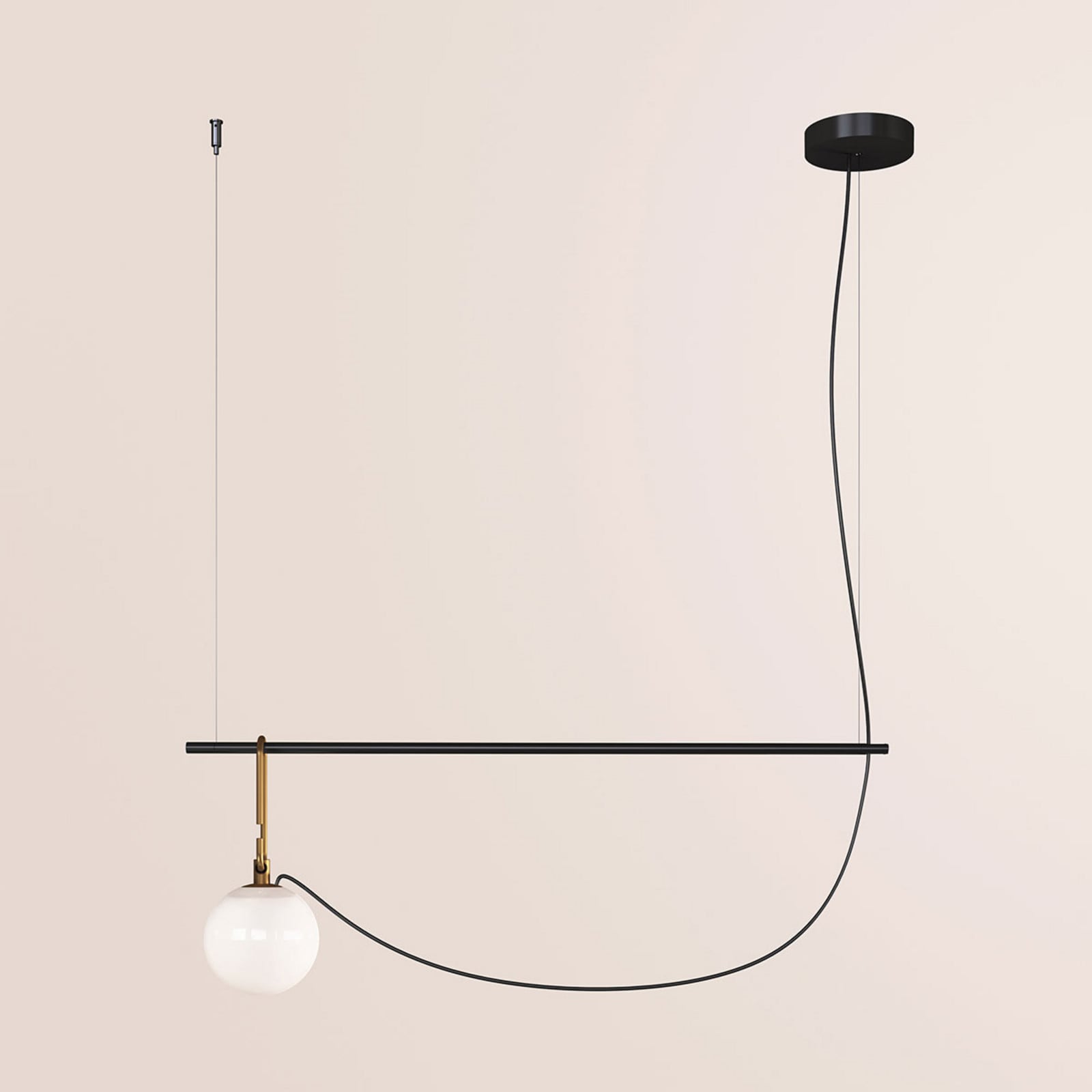 Artemide nh S2 14 viseća lampa 90,5 cm kugla Ø 14 cm