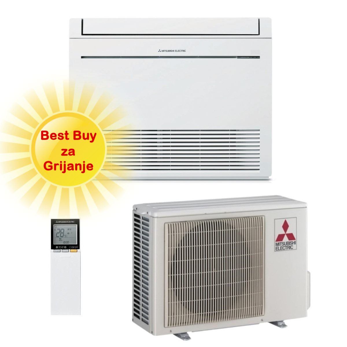 Mitsubishi Electric Klima Uređaj 3,5Kw Mfz-Kt35Vg/Suz-M35Va