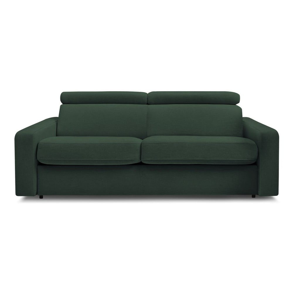 Tamno zelena sklopiva sofa 195 cm Monaco – Bobochic Paris