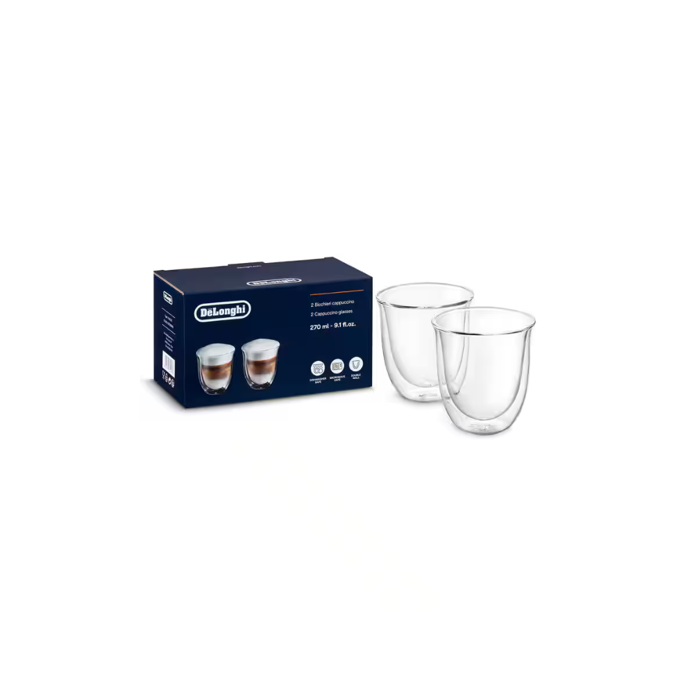 DeLonghi set 2 šalice za cappuccino DLSC311