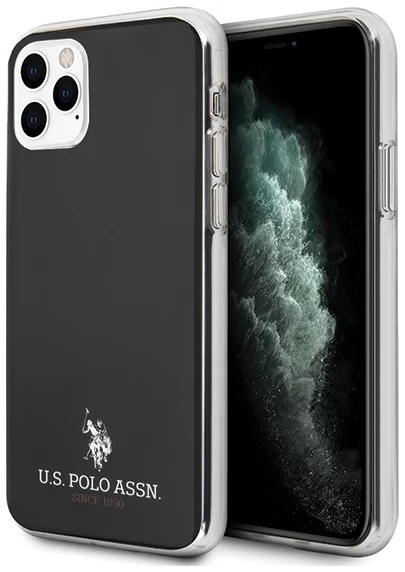 Maska US Polo USHCN65TPUBK iPhone 11 Pro Max black Shiny (USHCN65TPUBK)