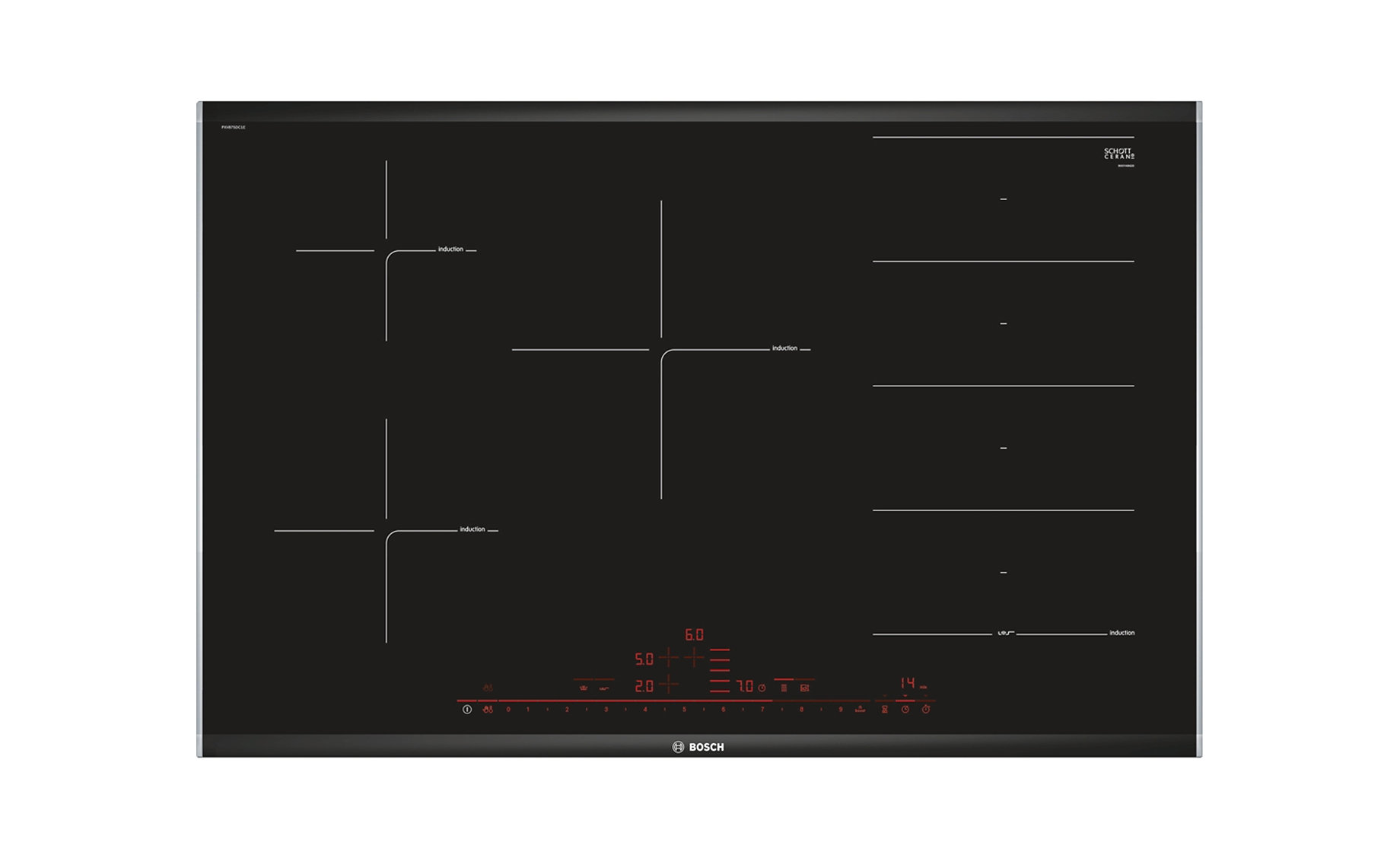 Bosch PXV875DC1E  ugrdbena ploča