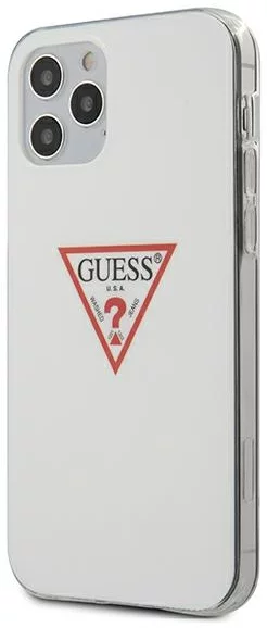 Maska Guess GUHCP12MPCUCTLWH iPhone 12/12 Pro 6,1" white hardcase Triangle Collection (GUHCP12MPCUCTLWH)