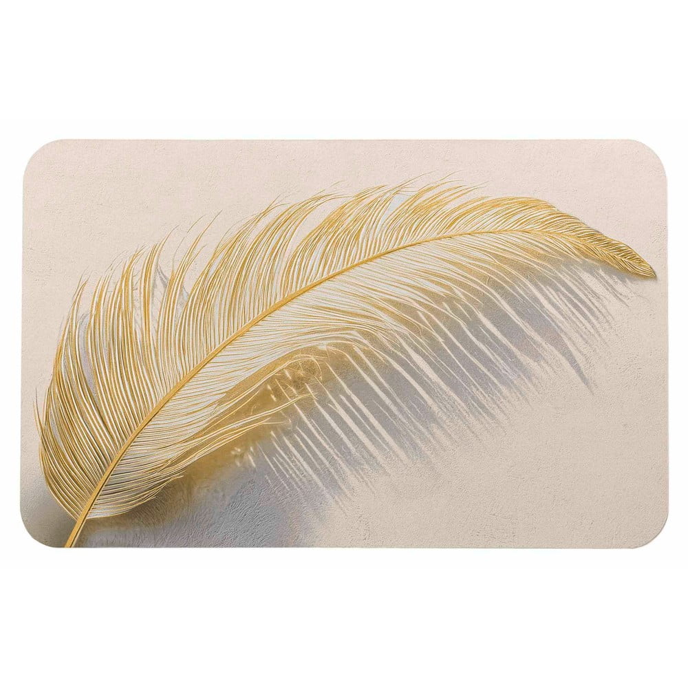 Svjetlo smeđa kupaonska prostirka 50x80 cm Angelica – douceur d'intérieur