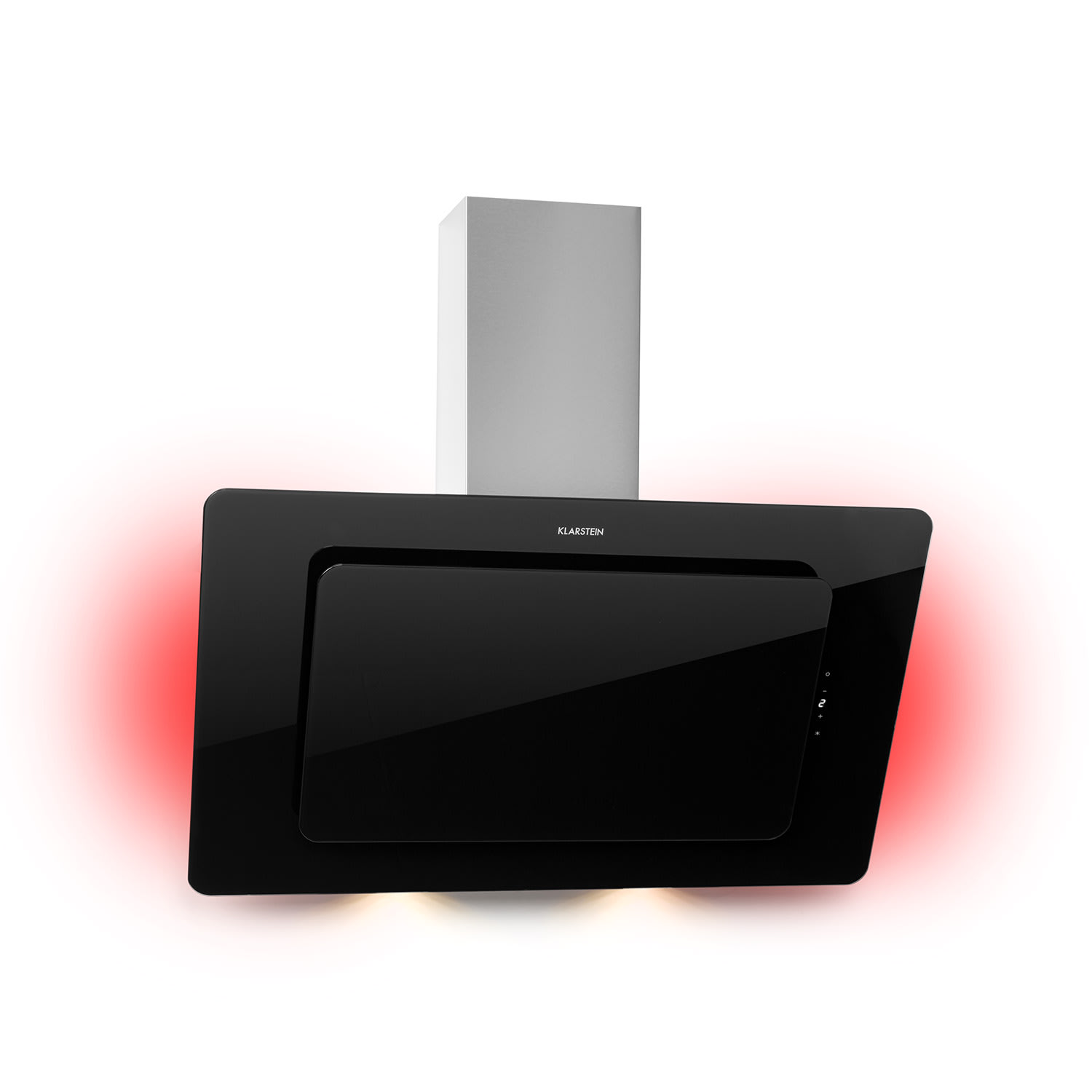 Klarstein Helena 90, kuhinjska napa, 595 m³/h, LED-zaslon, crna