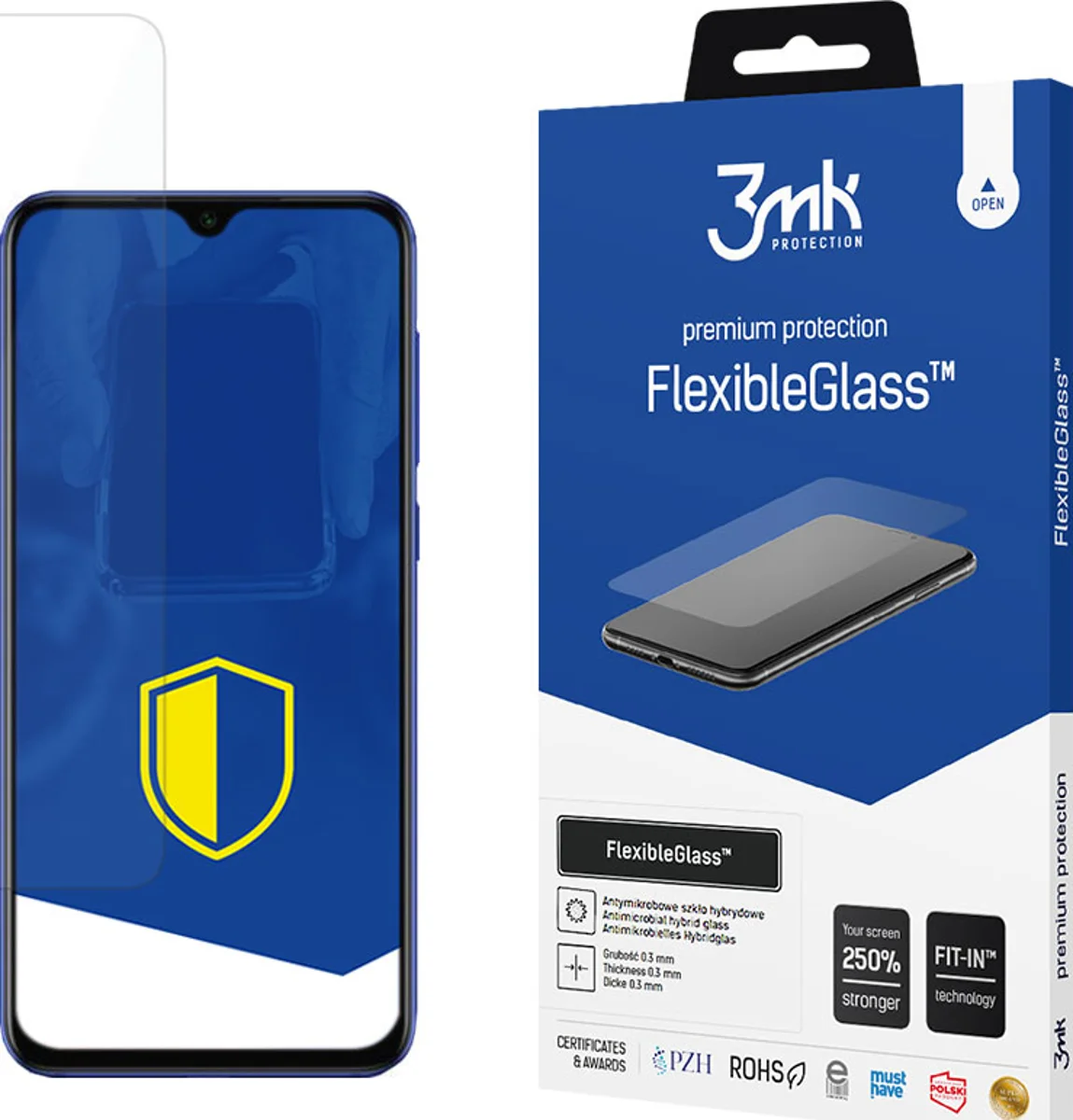 Zaštitno staklo 3MK FlexibleGlass Xiaomi Mi9 SE Hybrid Glass