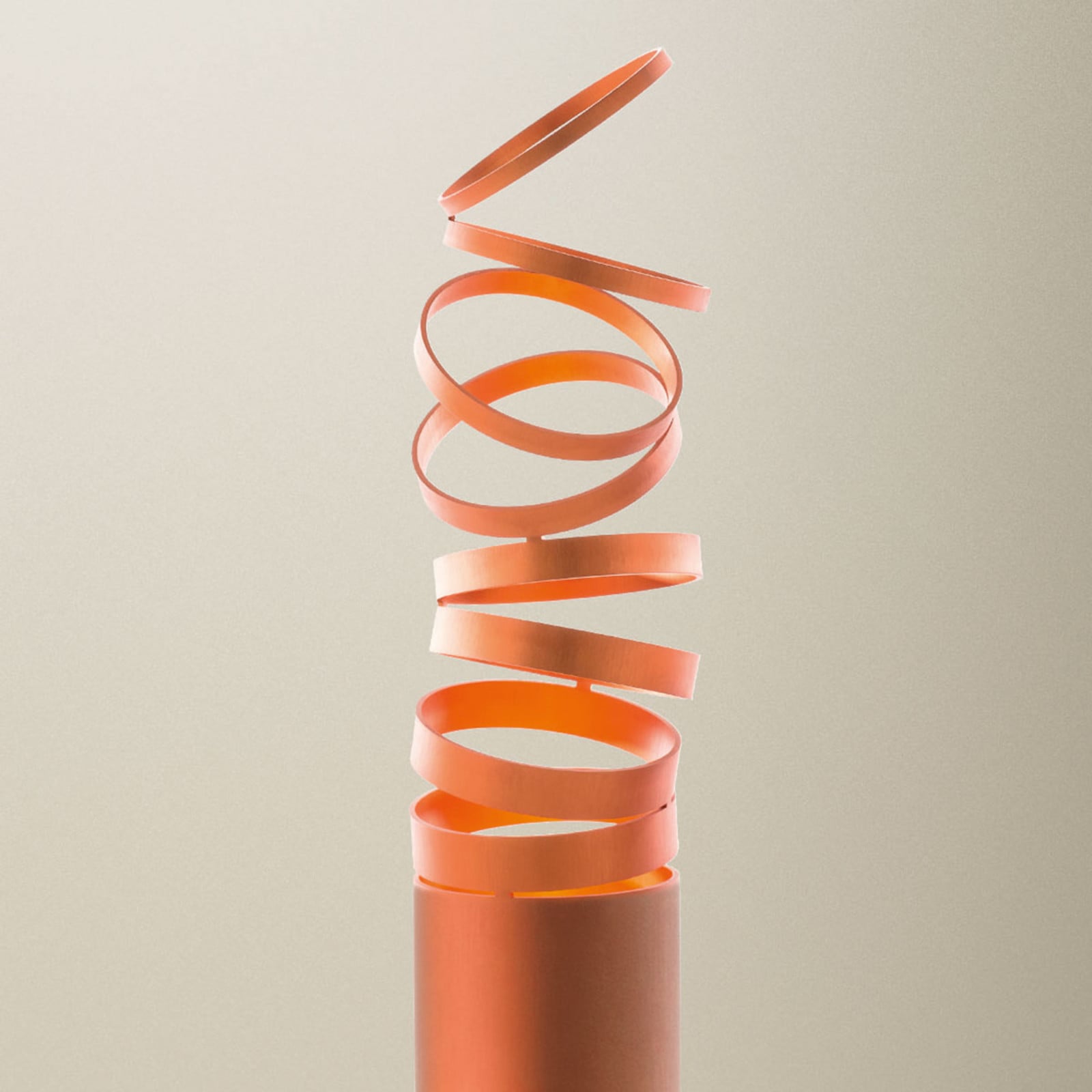 Artemide Decomposé LED podna svjetiljka narančasta