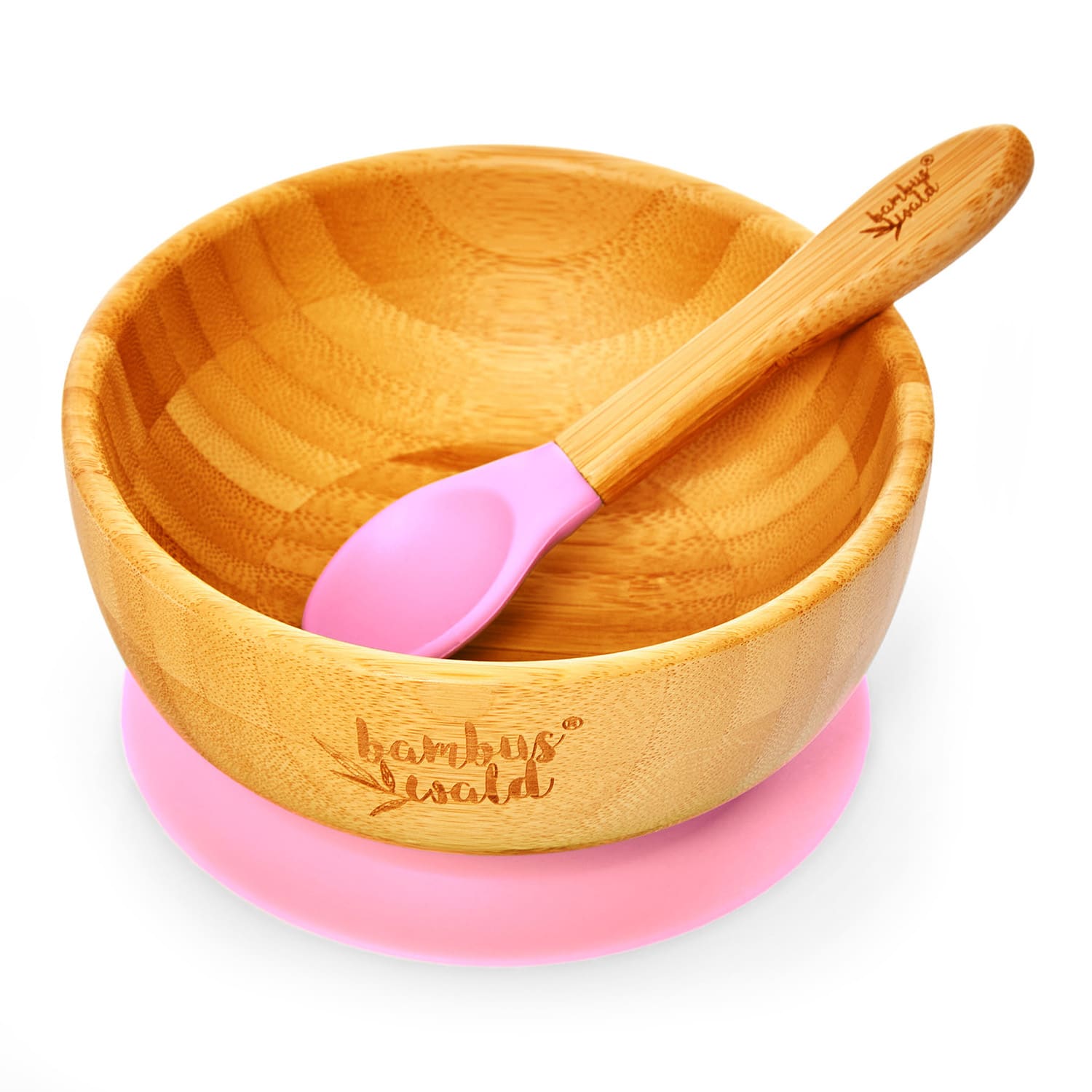 Klarstein Dječje posuđe, s bambusovom zdjelicom i žlicom, 400 ml, uključujući vakuum, Ø: 13,7 cm