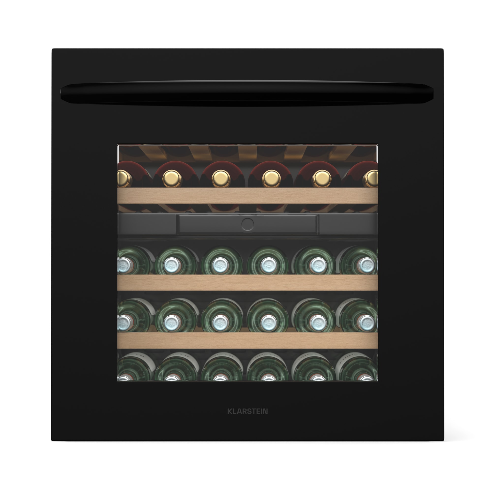 Klarstein Vinsider 30 Built-In Duo hladnjak za vino, 30 boca, integrabilan, LED, tihi rad