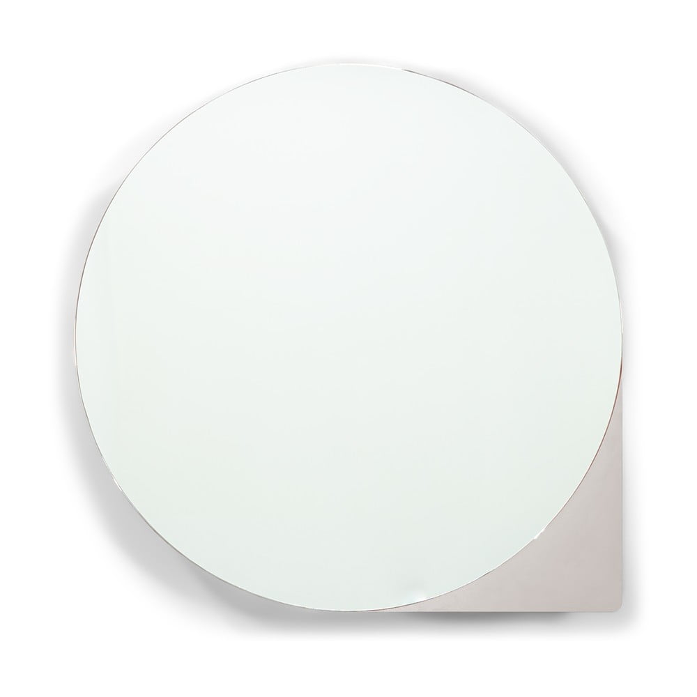 Smeđe-sivi metalni zidni/s ogledalom kupaonski ormarić 35x35 cm Sonnet – Spinder Design