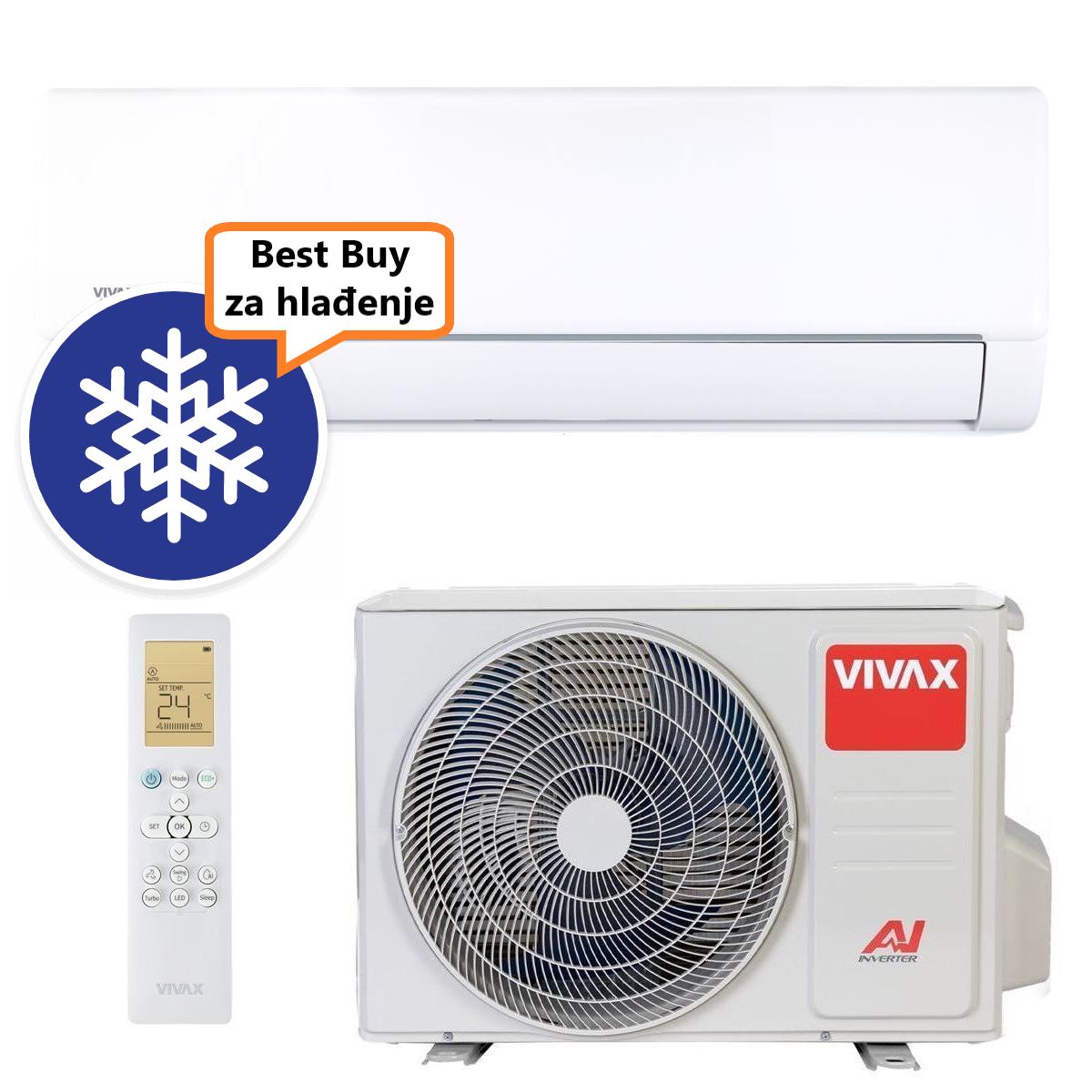 Vivax Klima Uređaj 2,64Kw Acp-09Ch25Aeqi Pro R32
