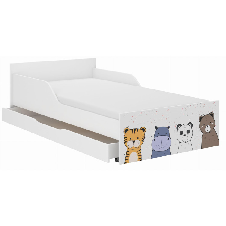 Dječji krevet PUFF s ladicom - 180x90 MINI ZOO