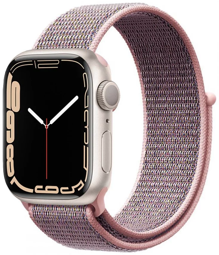 Remen TECH-PROTECT NYLON APPLE WATCH 1/2/3/4/5/6 (38/40MM) PINK SAND (0795787713693)