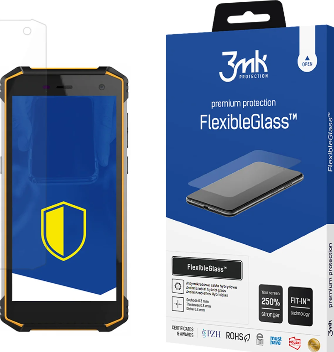 Zaštitno staklo 3MK FlexibleGlass MyPhone Hammer Energy 2 Hybrid Glass