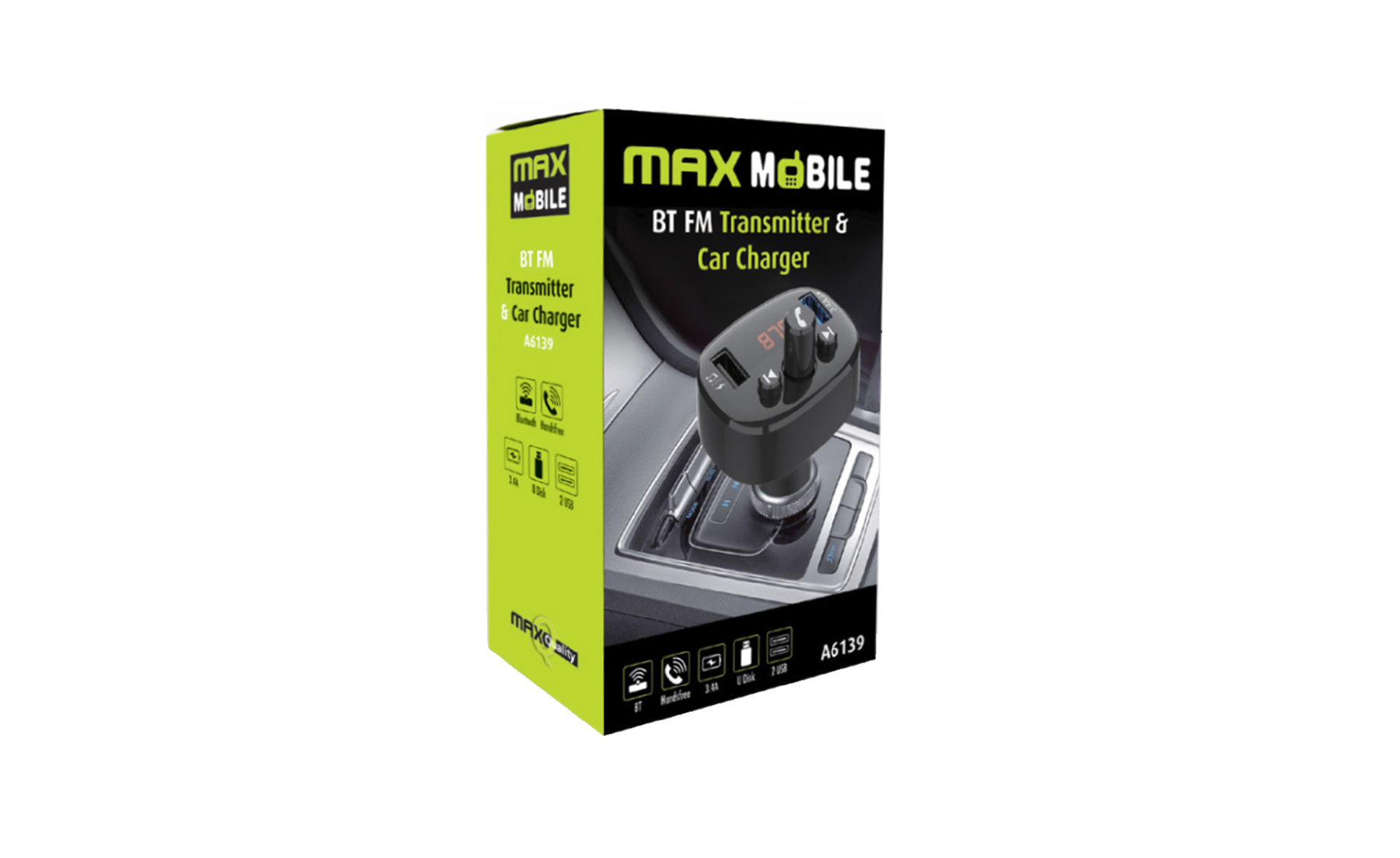 Max Mobile A6139 auto FM odašiljač